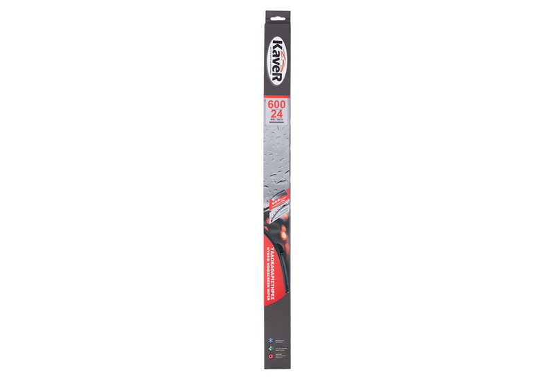 Υαλοκαθαριστήρας Kaver Hybrid Flat 24'' 600mm Τοποθέτηση Μπροστά