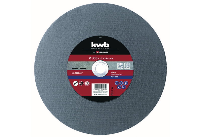 Δίσκος Κοπής Μετάλλου KWB Φ.355