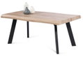 Τραπέζι Urban Natural/Μαύρο Μ110xΠ60xΥ45cm