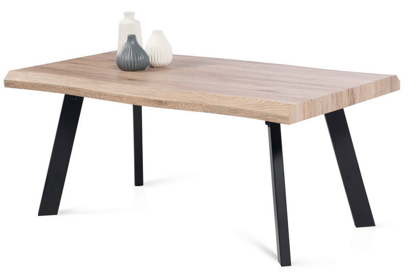 Τραπέζι Urban Natural/Μαύρο Μ110xΠ60xΥ45cm