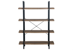 Βιβλιοθήκη Liberta Urban Μ105xΠ32xΥ140cm Καρυδί