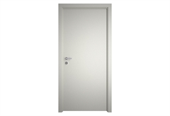 Πόρτα Laminate Pure White 80X214cm, Αριστερή με Κάσωμα