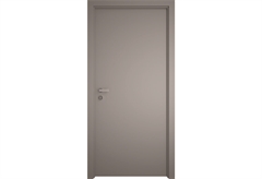 Πόρτα με Επένδυση Πολυπροπυλενίου 90x214cm Manhattan Grey Αριστερή με Κάσα
