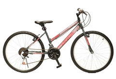 Ποδήλατο Mtb Everest Cross Country 24'' Ανθρακί/Φούξια