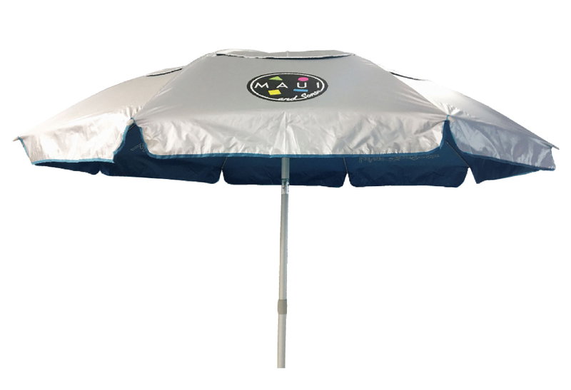 Ομπρέλα Παραλίας Maui&Sons Original 190cm Γκρι/Μπλε