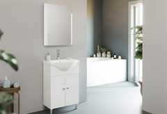 Έπιπλο Μπάνιου με Καθρέπτη Savini Due Best 50cm Λευκό