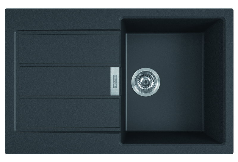 Νεροχύτης Franke Sirius 2 S2D 611 Carbon Black 78x50cm