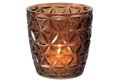 Σετ Βάση Deco Boltze για Ρεσώ Marilu Γυάλινη Καφέ 4 Τεμαχίων