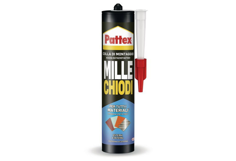 Μονταζόκολλα Pattex Mille Chiodi Αδιάβροχη 450g Λευκή