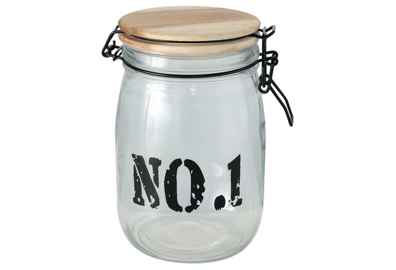 Βάζο Αποθήκευσης Deco Boltze Numbers 1000mL