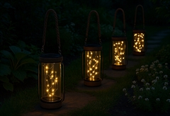 Ηλιακό Φανάρι Nattera 20 Led με Σχοινί