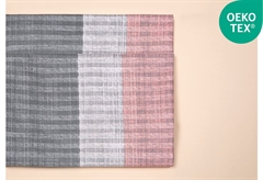 Σεντόνι Διπλό Prestige Grafito Ροζ 260x240cm
