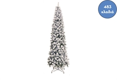 Χριστουγεννιάτικο Δέντρο Cypress Slim Χιονισμένο 240cm