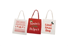 Χριστουγεννιάτικη Τσάντα Ευχές σε 3 Σχέδια