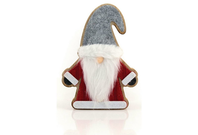 Διακοσμητικό Santa Ξύλο 11,5X2X16cm