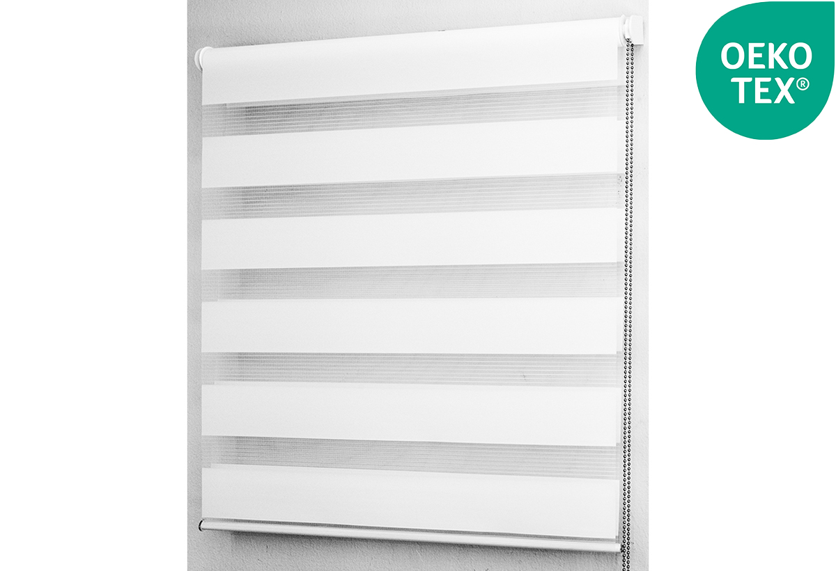 Ρολό Σκίασης Υφασμάτινο Central Home Zebra 230x80cm Λευκό