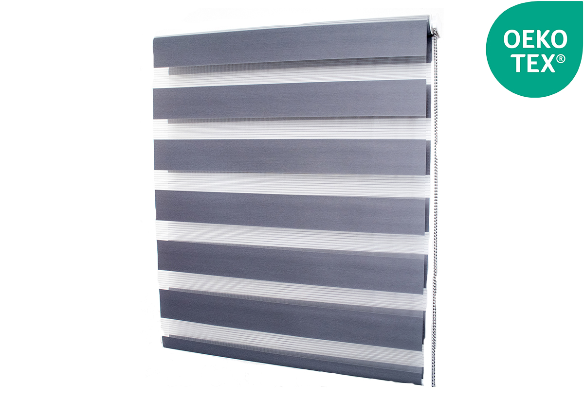 Ρολό Σκίασης Υφασμάτινο Central Home Zebra 230x140cm Γκρι