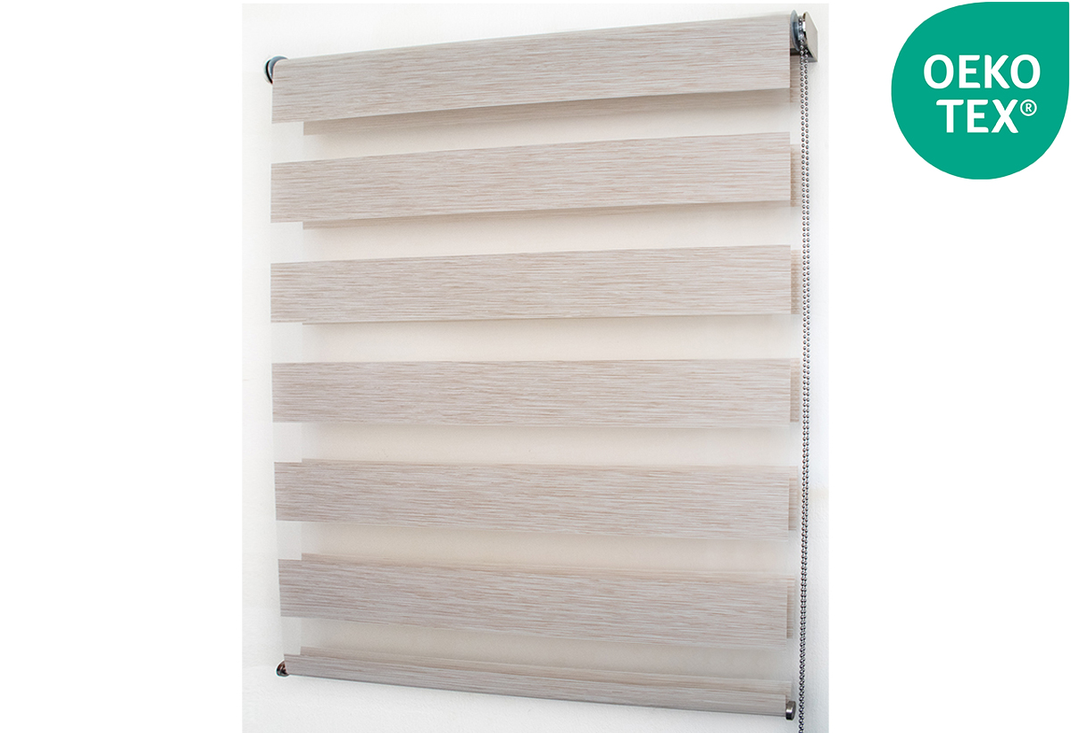 Ρολό Σκίασης Υφασμάτινο Central Home Zebra Luxury 230x100cm Χρυσό