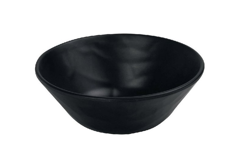 Μπωλ Wavy Matte Μαύρο 19cm Μελαμίνη