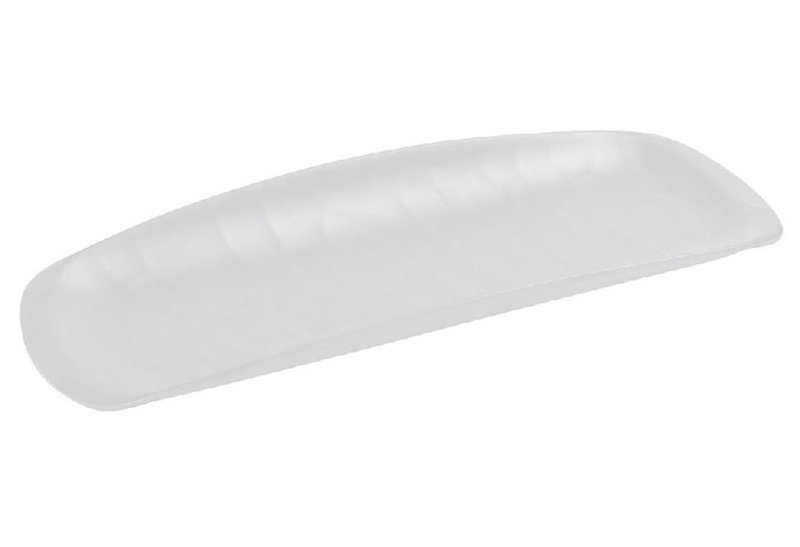 Πιατέλα Espiel Wavy Matte 21x8.5cm Λευκή