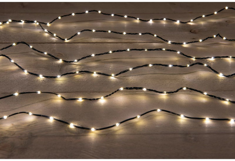 Χριστουγεννιάτικα Λαμπάκια 200LED Ρεύματος Λευκό 600cm