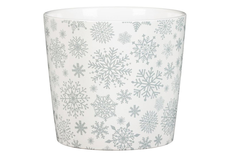 Κασπώ Scheurich Κεραμικό Φ.11cm Silver Snow