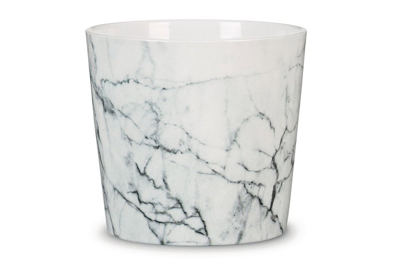 Κασπώ Scheurich Κεραμικό Marble Φ.13cm Cool White
