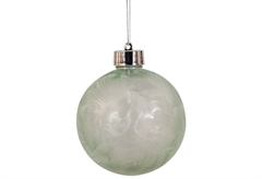 Χριστουγεννιάτικη Μπάλα Πράσινη Φ.10cm Σετ 6 Τεμαχίων