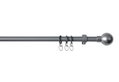 Κουρτινόβεργα Homefit Ball Επεκτεινόμενη Φ16/19mm 120/210cm Γκρι