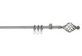 Κουρτινόβεργα Homefit Prado Επεκτεινόμενη Φ16/19mm 120/210cm Λευκή/Χρυσή