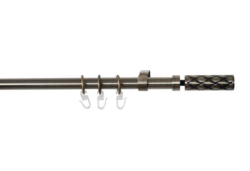 Κουρτινόβεργα Homefit Venice Επεκτεινόμενη Φ16/19mm 160/300cm Μπρονζέ