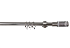 Κουρτινόβεργα Homefit Garda Επεκτεινόμενη Φ25/28mm 160/300cm Χρωμέ