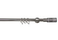 Κουρτινόβεργα Homefit Garda Επεκτεινόμενη Φ25/28mm 160/300cm Χρωμέ