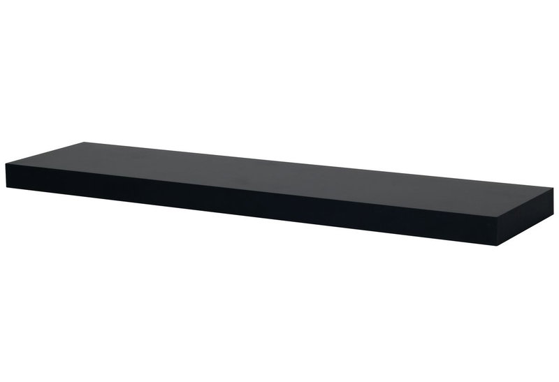 Ράφι Τοίχου Homefit (DSP1702H) Budget Μαύρο 60x19.5X3.8cm