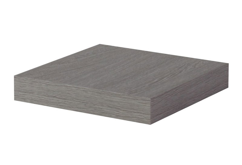 Ράφι Τοίχου Homefit (DSH0201A) Γκρι Βελανιδιά 23X23.5X3.8cm