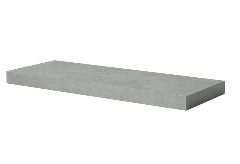 Ράφι Τοίχου Homefit (DSHMC90)  Όψη Τσιμέντου 90X23.5X3.8cm