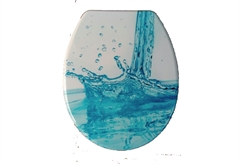 Κάλυμμα Λεκάνης Inter Ceramic Duroplast Νερό