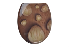 Κάλυμμα Λεκάνης Inter Ceramic Duroplast Wood