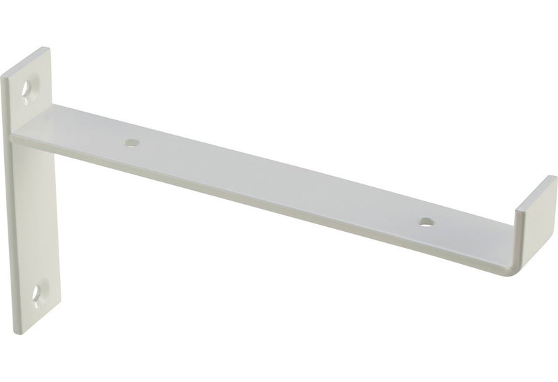 Γωνία Στήριξης Ραφιού Lux Console Λευκή Ματ 2 Τεμαχίων