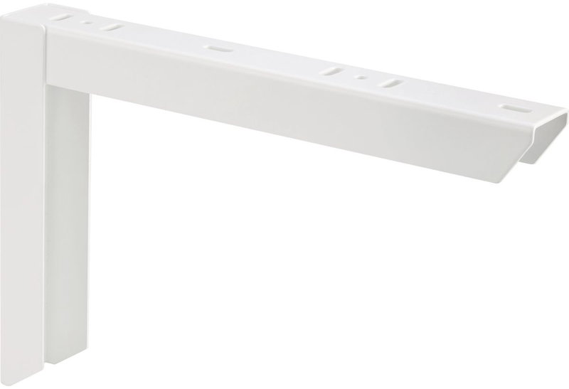 Γωνία Στήριξης Ραφιού Lux Bracket Βαρέως Τύπου 4X25X40cm Λευκή