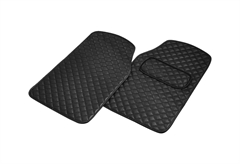 Σετ Δάπεδα Αυτοκινήτου Kaver Diamond Front Set Μαύρο 2τμχ