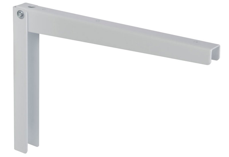 Γωνία Στήριξης Ραφιού Lux Klapp 3.5X3.5X28cm Λευκή