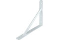 Γωνία Στήριξης Ραφιού Lux Samson 3X30X21cm Βαρέως τύπου Λευκή