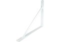 Γωνία Στήριξης Ραφιού Lux Samson 3X40X27cm Βαρέως Τύπου Λευκή