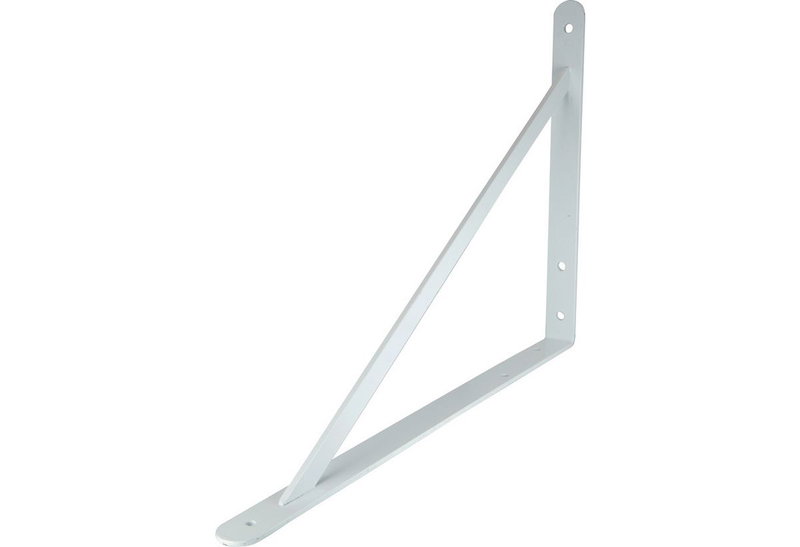 Γωνία Στήριξης Ραφιού Lux Samson 3X50X33cm Βαρέως Τύπου Λευκή