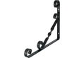 Γωνία Στήριξης Ραφιού Lux Jutta 1.3X23X18cm Mαύρη