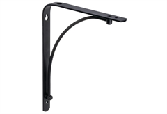 Γωνία Στήριξης Ραφιού Lux Danni 2.5X18X23cm Mαύρη