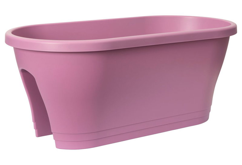 Ζαρντινιέρα Elho Corsica Μ58xΠ30xΥ24cm Μωβ