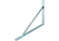 Γωνία Στήριξης Ραφιού Lux Samson 3x40x27cm Ασημί Επιγαλβανισμένο Ατσάλι