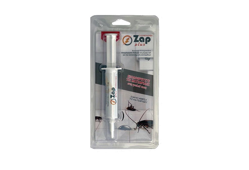 Εντομοκτόνο Τζελ Zap Plus 10gr για Κατσαρίδες σε Σύριγγα